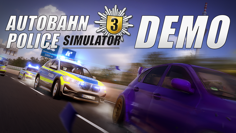 A demo version of Autobahn Police Simulator 3 was released on Steam. Until 31.12.2021 Windows users have the opportunity to get a sneak peek of the upcoming improvements.